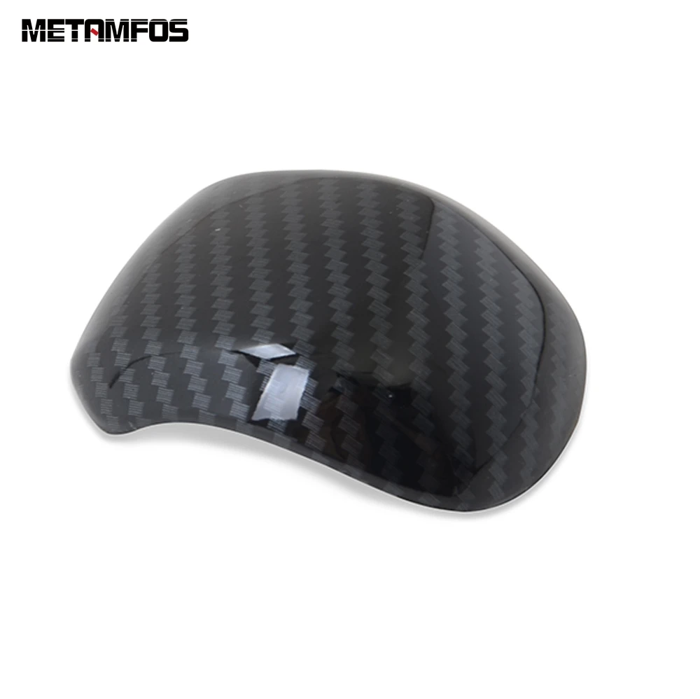 Накладка на головку переключения передач из углеродного волокна для Hyundai Santa Fe 2019