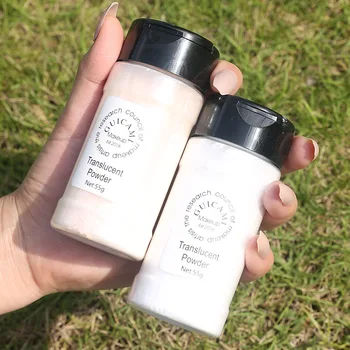 

GUICAMI Loose Powder Clear Oil Control Loose Powder Setting Powder Brightens Skin Tone Lasting Oil Control Powder Fine Powder