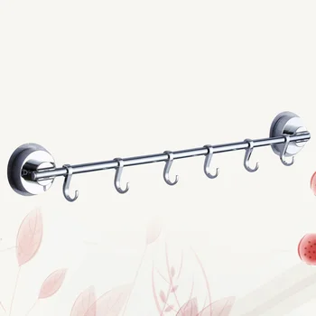 

1PC Hook Rack Cookware Duster Cloth Suction Towel Rack for Kitchen Bathroom