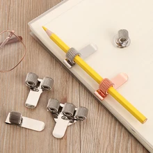 Пружина для ручек, металлический держатель для карандашей с одним отверстием, двойное отверстие, тройное отверстие, эластичная петля, портативные канцелярские принадлежности