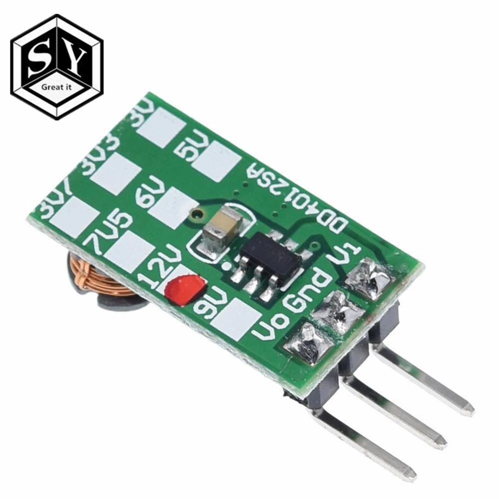 GREAT IT DD4012SA 1A DC 5-40 В до 3 в 3,3 В 3,7 в 5 в 6 в 7,5 в 9 в 12 В регулятор DC-DC понижающий преобразователь модуль платы