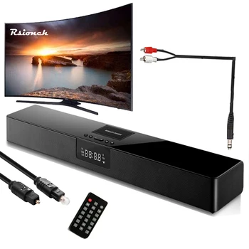 

Home Theater TV Speaker Bluetooth Column LED Screen Clock Speaker Soundbar Bluetooth Portable Speakers Wireless Charger FM USB