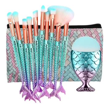

11PCS Make Up Foundation Brushes Eyebrow Eyeliner Blush Cosmetic Concealer Brushes Make-up Goat Hair Toiletry Wool Make Up Brush