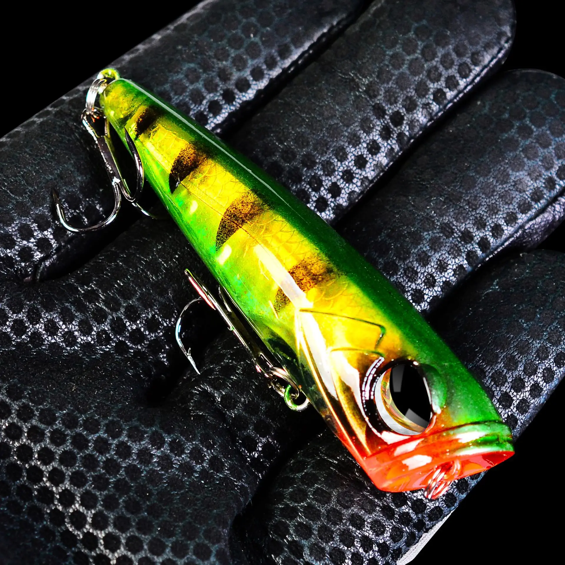 

Fishing Popper Lure 8.2cm 13g Hard Bait Fishing Lures Artificial Wobblers Topwater Swimbait Minnow Lifelike Crankbait 3D eyes