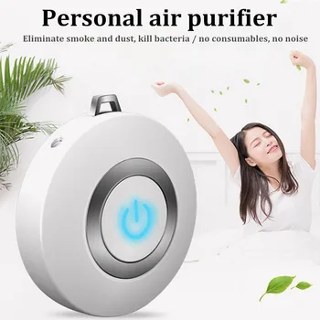 

Wearable Air Purifier Necklace Mini Portable USB Air Cleaner Negative Ion Generator Low Noise Air Freshener Ionizer Sterilizer