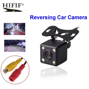 

HIFIF Car Rear View Camera Universal Backup Parking Camera 4 LED Night Vision Waterproof 170 Wide Angle HD Color Image