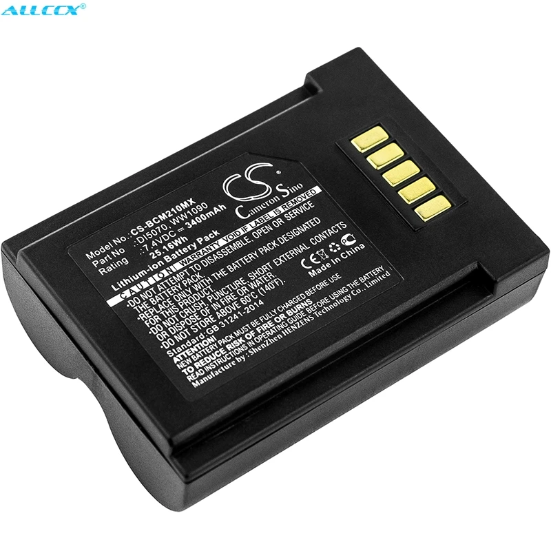 Cameron Sino 3400mAh батарея DI5070, WW1090 для BCI SpectrO2 10, SpectrO2 20, SpectrO2 30, спектро2 пульсоксиметры