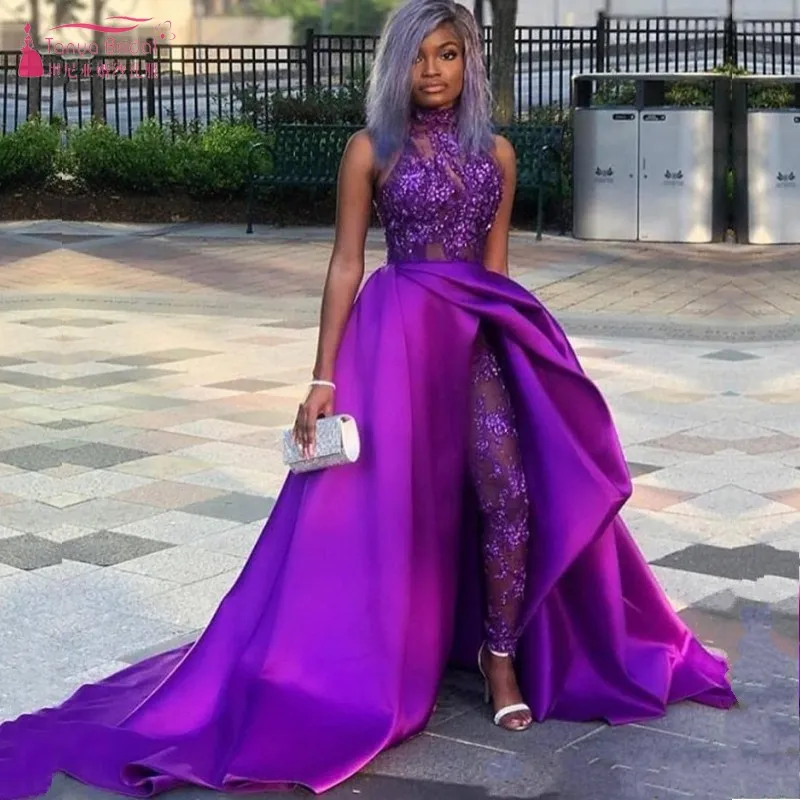 New Fashion Backless Mermaid Halter Sleeveless See Through Sexy Floor Length Black Girl Prom Dresses W050 ball gown prom dresses