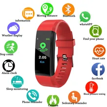 115 PLUS Smart Watch Heart Rate Monitor Blood Pressure Fitness Tracker Smartwatch Sport Watch for ios android + BOX Men Women