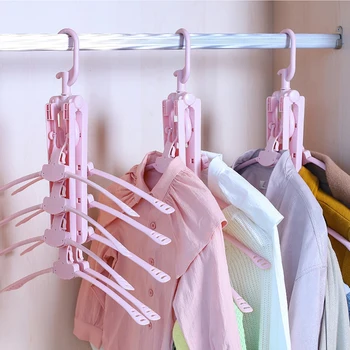 

Cothes Hanger Multi Function Clothes Hanger Multi Layer Folding Hanging Household Clothes Hanger Storage Magic Clothes Support