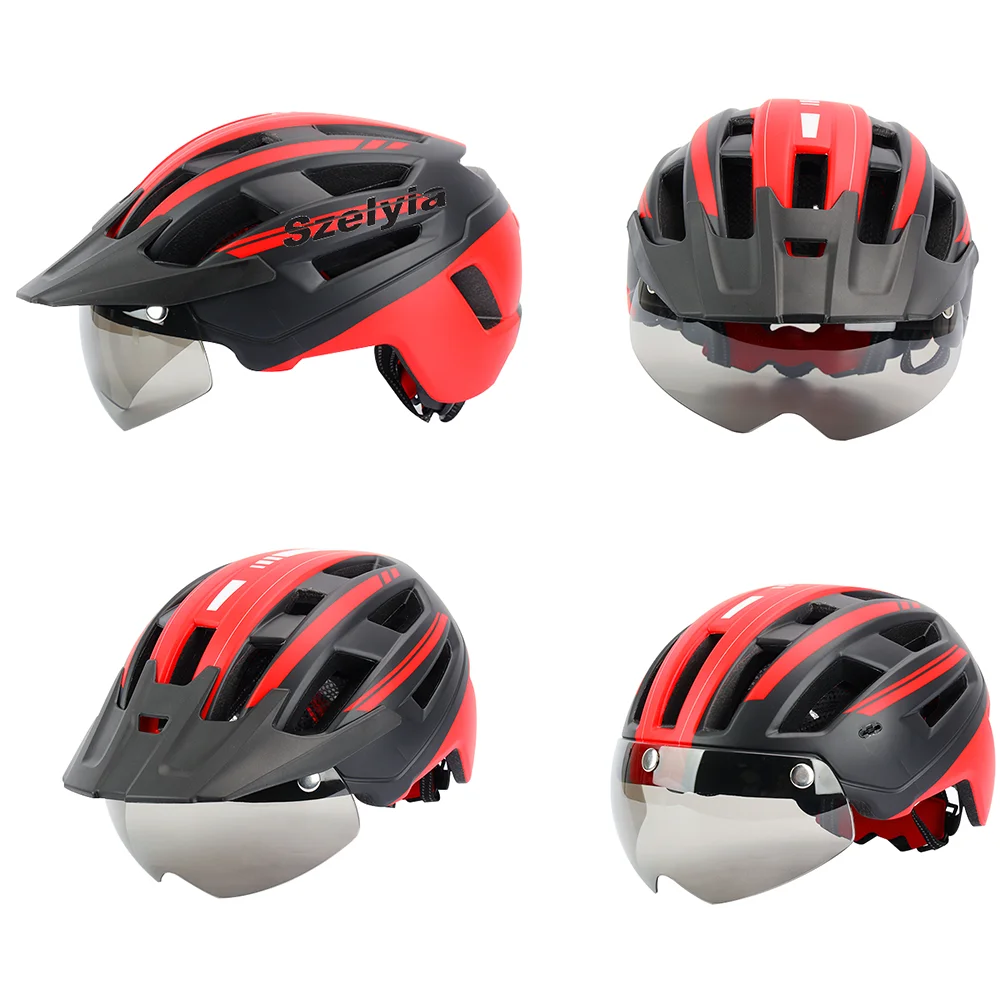 Защитный шлем casco bicicleta для взрослых Магнитный съемный козырек горного