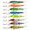 1Pcs Lifelike Artificial Crankbait Multi Jointed Fishing Lure 10.5cm/9g 2-segment Hard Bait 6# Hook Wobblers Sea Fishing Bait ► Photo 2/6