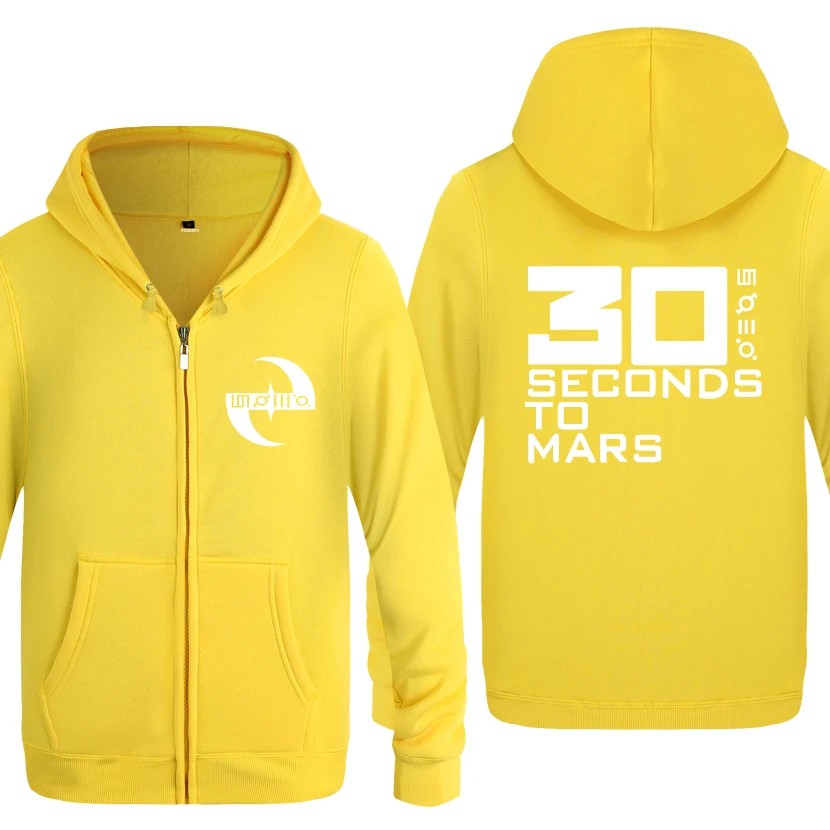 30STM 30 Seconds To Mars свитера с логотипами для мужчин мужская молния с капюшоном флисовые толстовки кардиганы