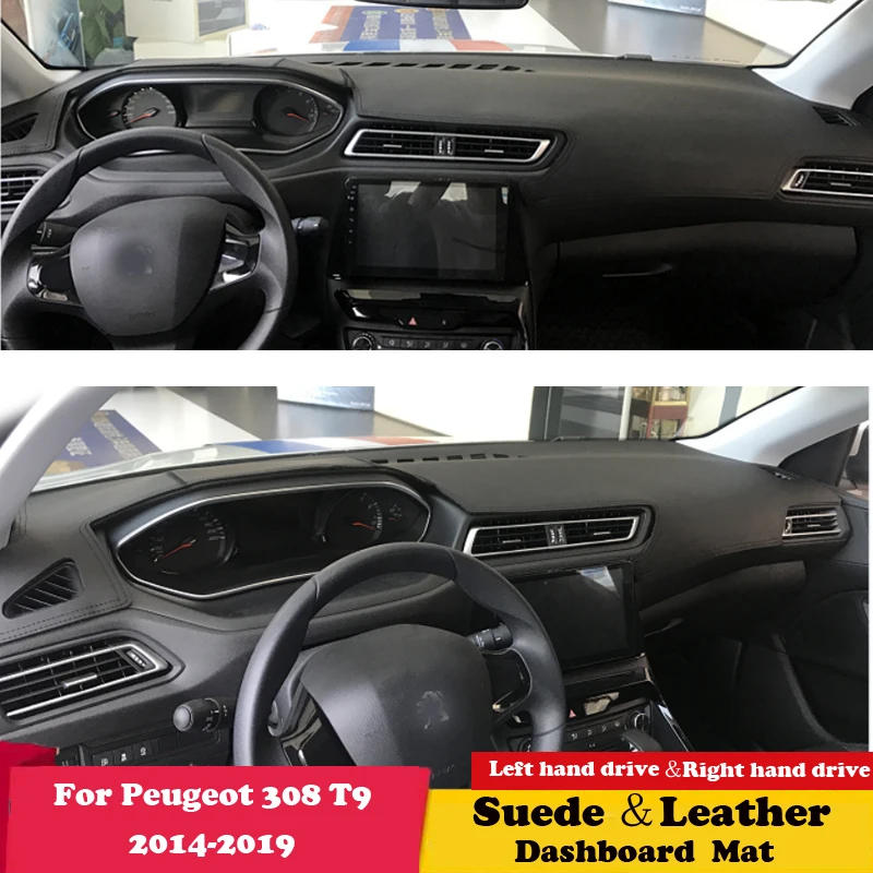 

Кожаный коврик для приборной панели Peugeot 308 T9 2014-2019 308 308sw 308GTI