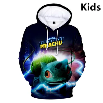

2 To 13 Years Pokemon Pikachu Clothing Kids Boys Girls Long Sleeve Cartoon Hoodies Sweatshirt Outerwear Children Hoodie Jacket