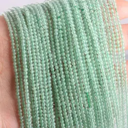 Wholesale Natural Stone Beads in Rose Quartz, Amethyst, and Agate for Jewelry Making and DIY Bracelet Crafting (Green Aventurine)