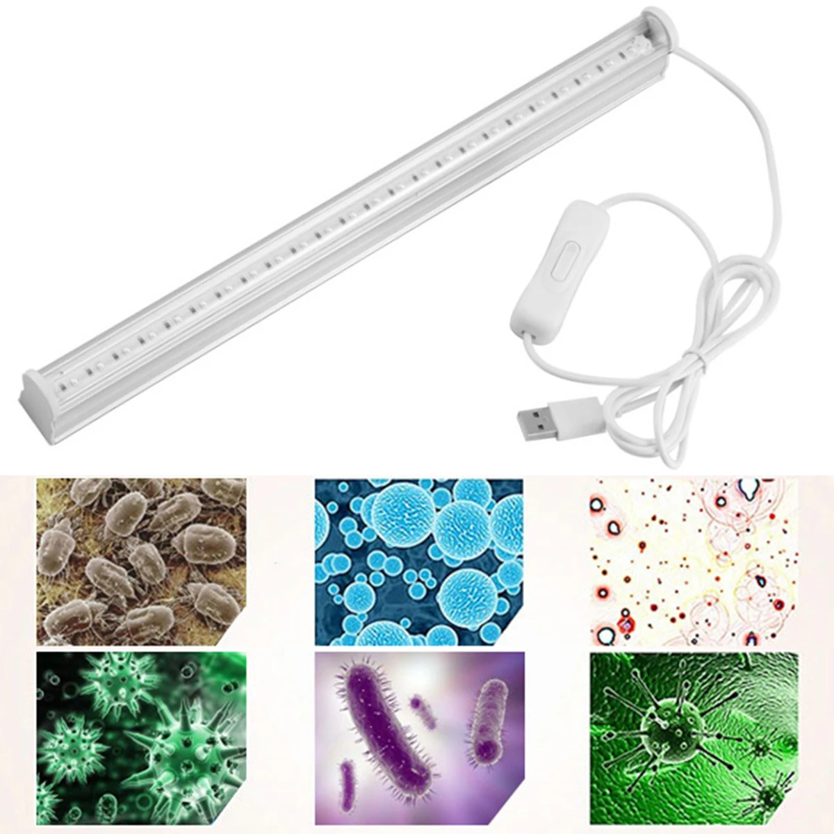 5W UV Sterilizing Light USB Charging 24pcs LED Ultraviolet Light Tool For Wardrobe Bedroom Ultraviolet Light Sterilization Tool 5W UV Sterilizing Light USB Charging 24pcs LED Ultraviolet Light Tool For Wardrobe Bedroom Ultraviolet Light Sterilization Tool