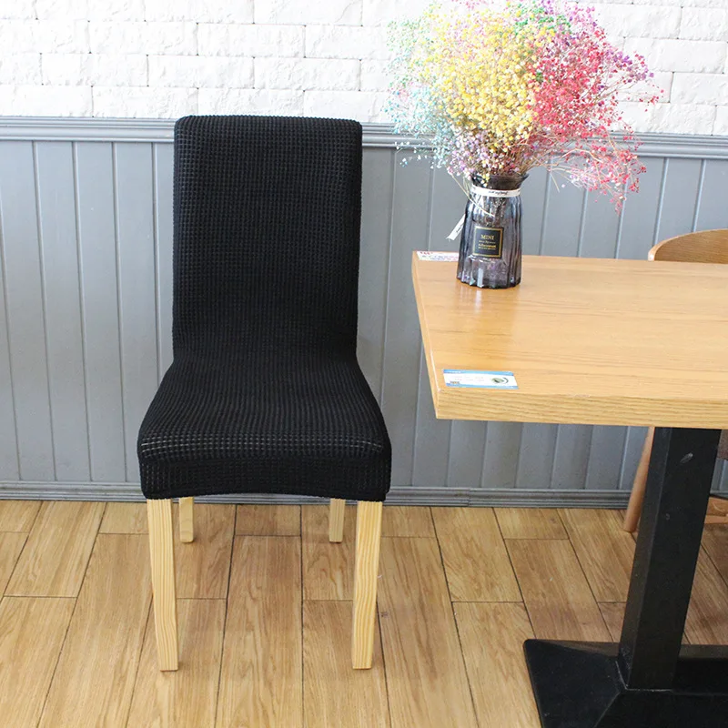Чехлы для обеденных стульев из мягкого флиса и спандекса, эластичные чехлы для стульев, съемные эластичные принадлежности для офиса/кухни/дома/ресторана - Цвет: 09