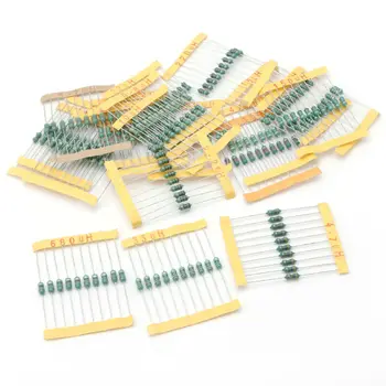 

200 PCS 20Value 0.5W Assorted Color Wheel Inductor Kit 1/2W 10% Tolerance Set