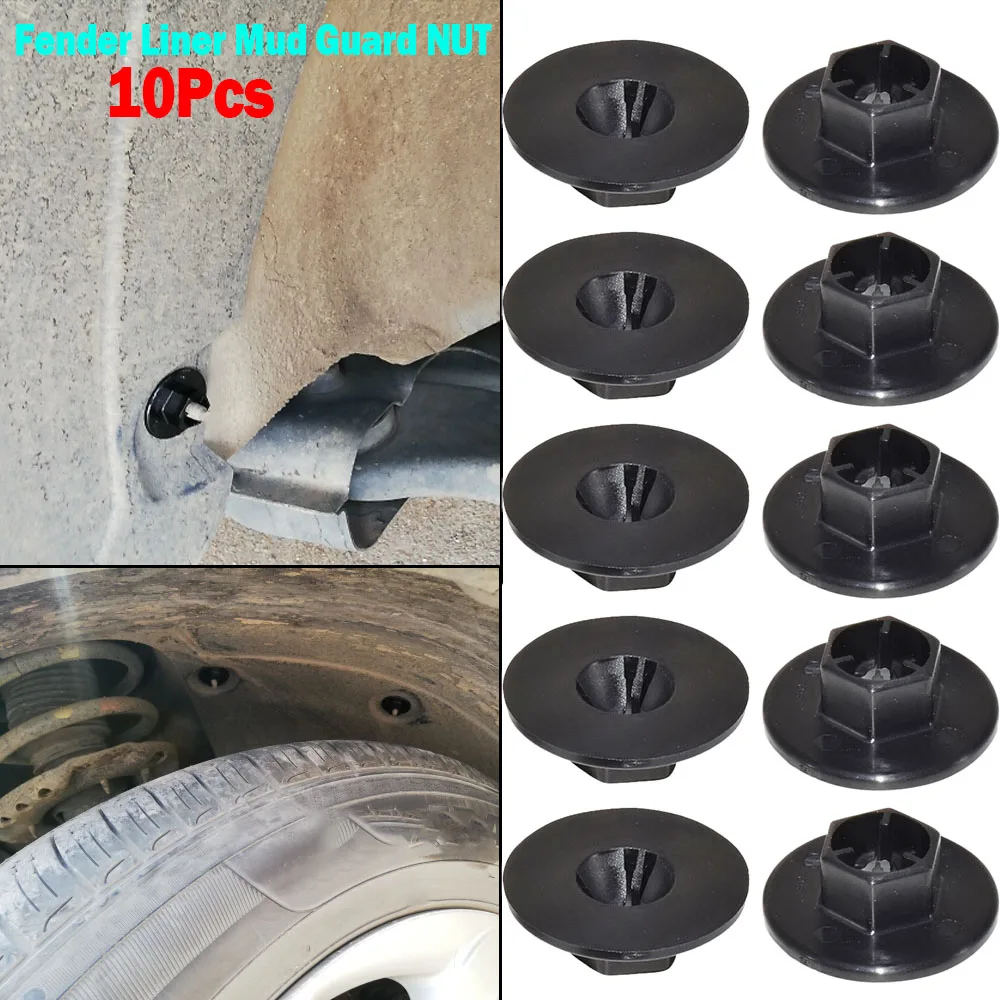 10X для Hyundai Elantra AD Tucson Santa Fe Solaris Kia Sedona Soul Optima Cadenza брызговик грязезащитная гайка