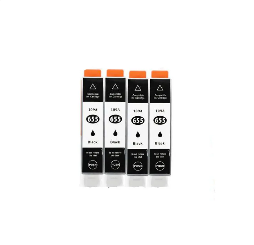 X4 Черный HP 655 для hp 655xl чернильный картридж Deskjet 3525/4615/4625/5525/6520c принтер | Компьютеры