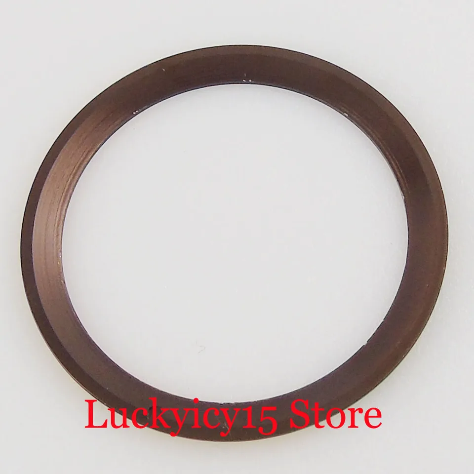 38MM Blue Luminous Watch Lunett Accessori Per Orologi In Ceramica Al Carbonio - Foto 12