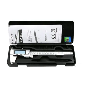 

Measuring instrument Stainless Steel Digital Vernier Caliper 6 "150 Mm Measuring instrument Vernier Neutral / Caliper