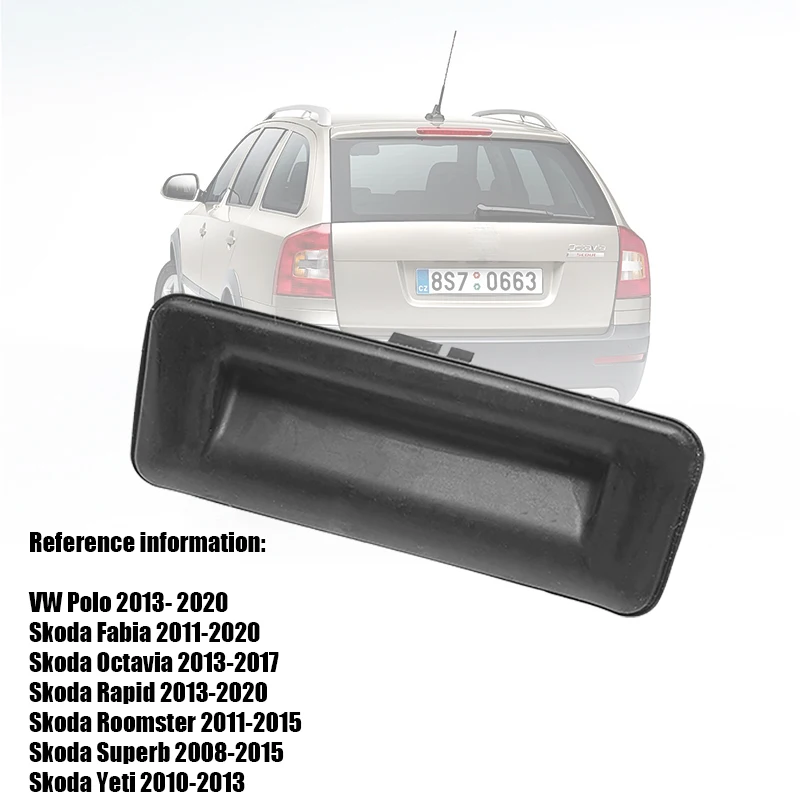 Tailgate handle for Skoda Yeti Superb Roomster Rapid Fabia Octavia VW Polo 5E0827566 5E0827566A 5ED827566 | Автомобили и