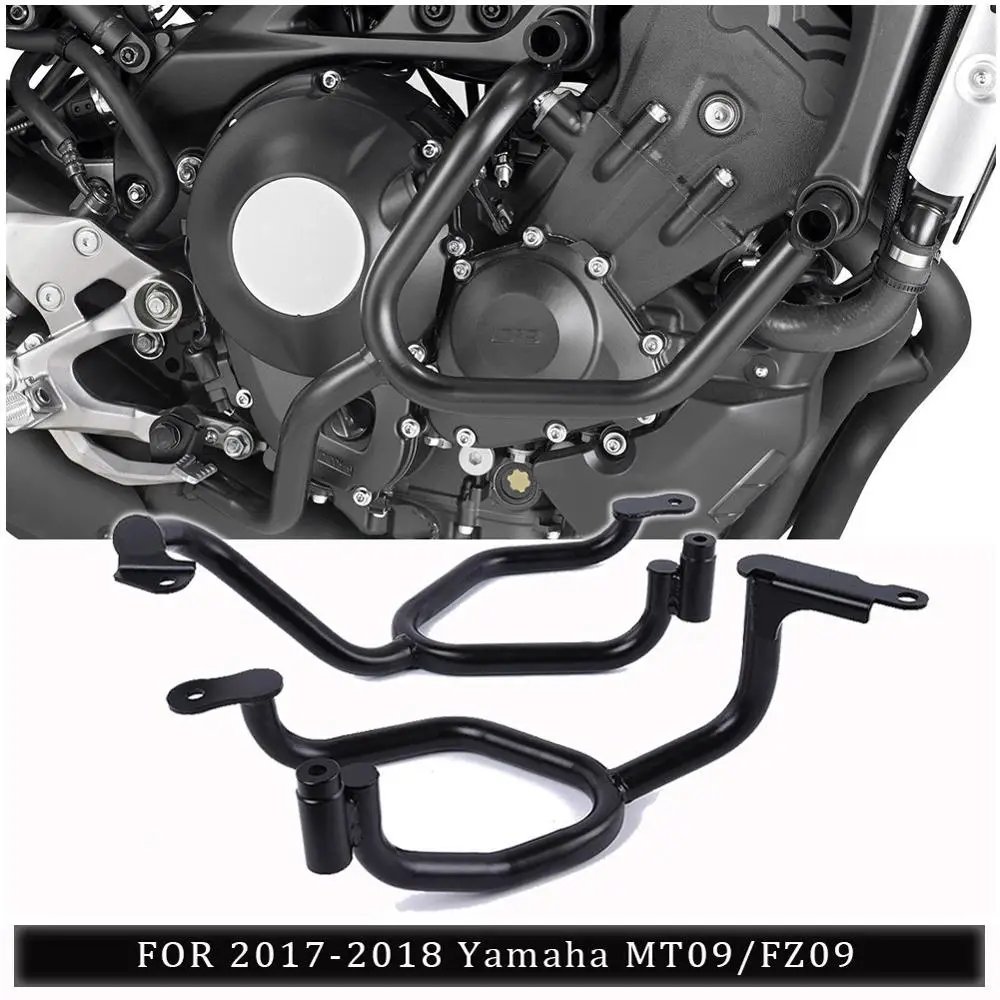 Защитный чехол для двигателя Yamaha FZ MT 09 кожух 2017 2018 MT09 FZ09 защита с нижней рамой
