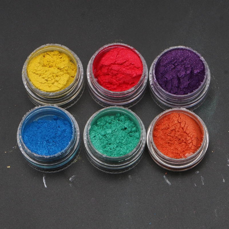 Epoxy Resin Pigment 1 Set Cosmetic Grade Pearlescent Natural Mica Mineral Powder Pearl Pigment DIY Jewelry Crafts