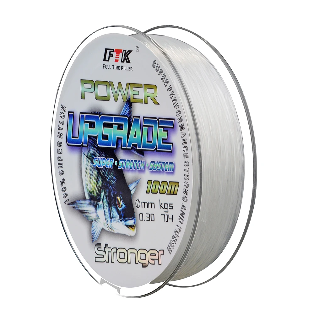 FTK Power Nylon Line Fishing Line 100M