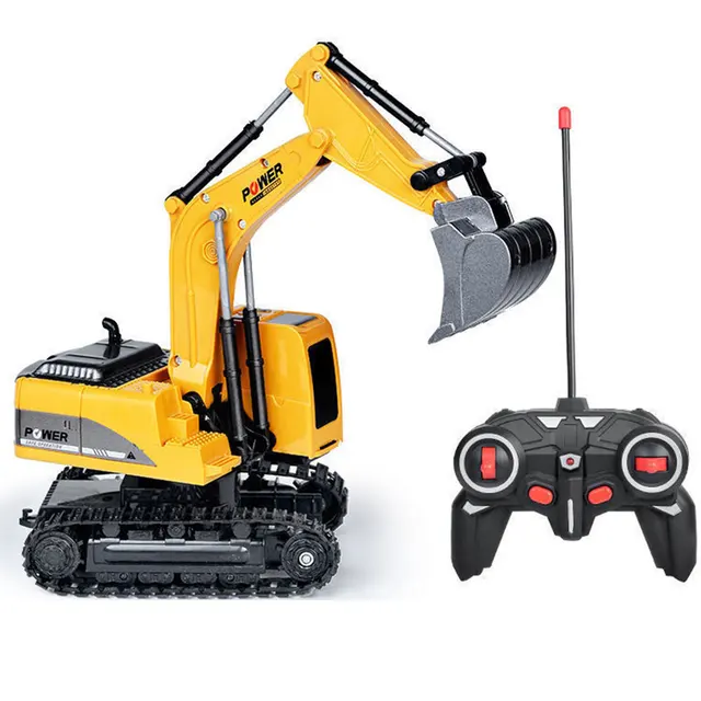 1:24 RC Trucks Remote Control Excavator Bulldozer Toy Engineering Car Electric Vehicle Crane Dump Truck Toys for boy Kids Gift 1