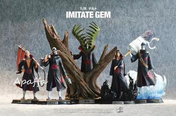

Anime Figures Naruto Shippuden Hidan Akatsuki Kakuzu Hoshigaki Kisame PVC Action Figures Toys GK Statue Collectible Doll Gift