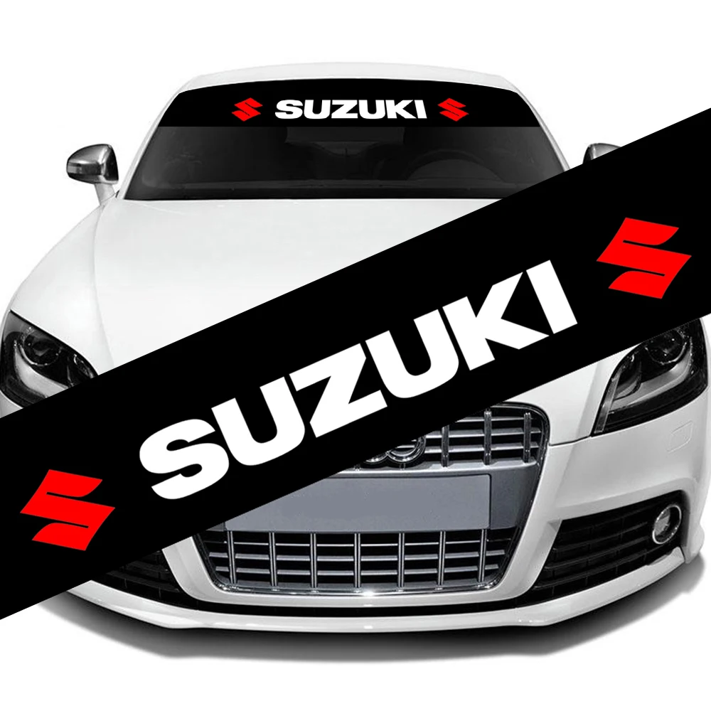 

Suitable For SUZUKI Front Decals Personalized Car Stickers Front And Rear Windshield Stickers Car Modification Accessories