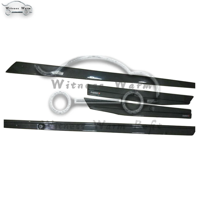 Golf 7 боковые юбки карбоновый Комплект кузова фартук для Volkswagen Golf7 G-ti