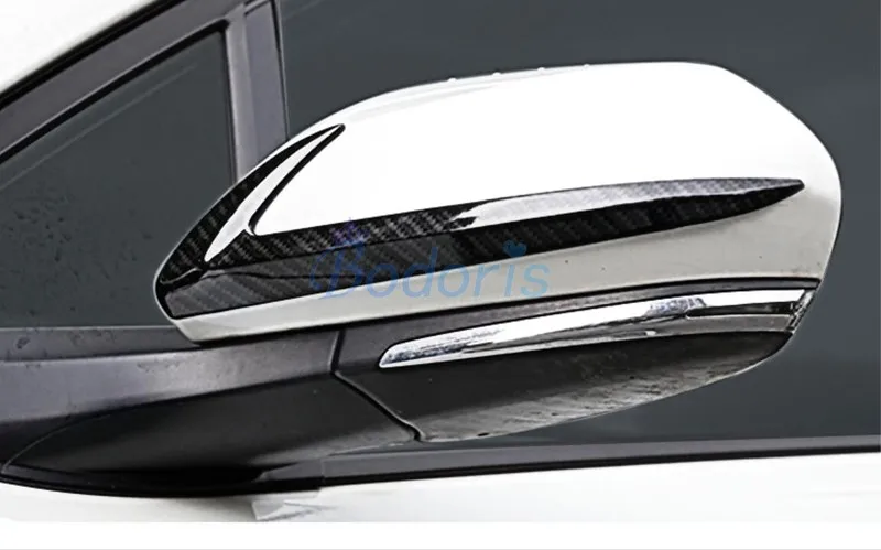 Для Toyota C-HR CHR C HR 2016 2017 2018 углеродного волокна Цвет отделка зеркала дверцы заднего