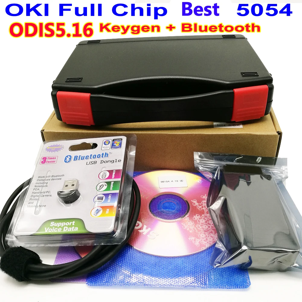ODIS V5.26 новейший полный чип оригинальный OKI Auto OBD2 диагностический инструмент odis 5054a