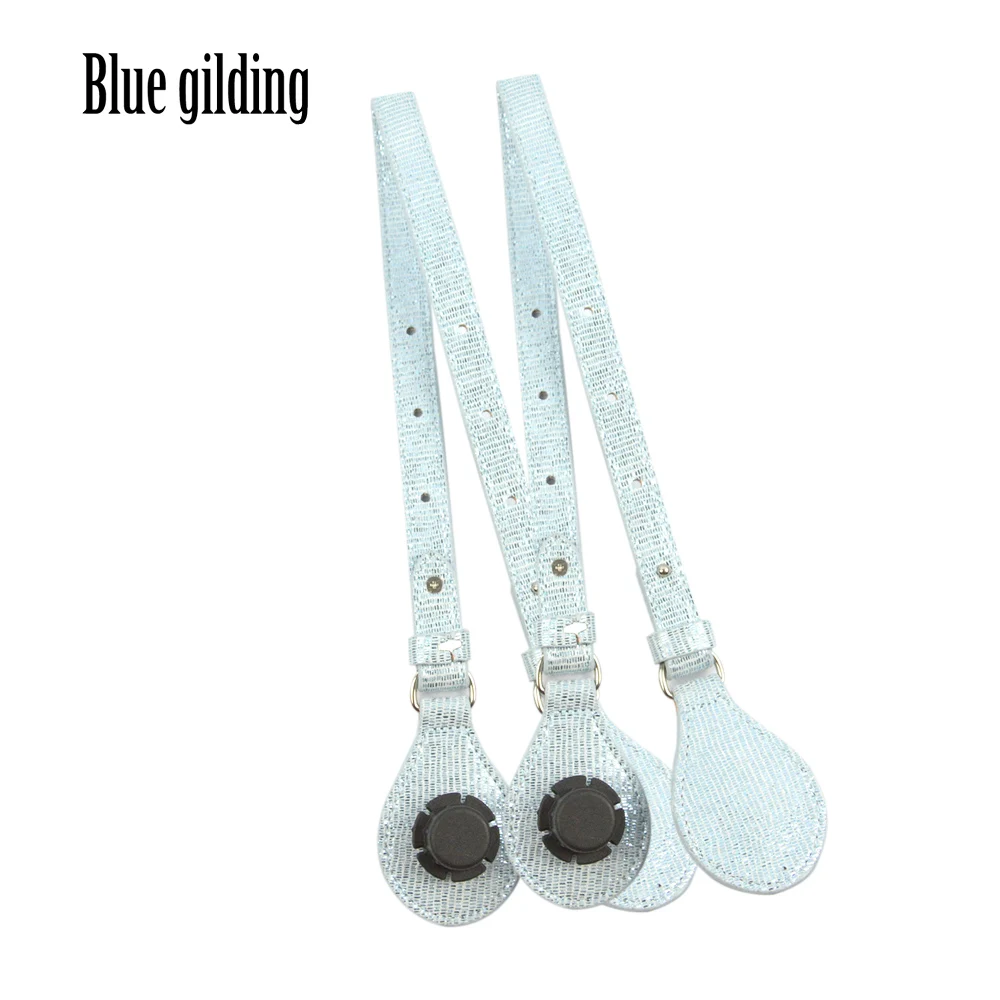 blue gilding TANQU двунаправленный регулируемый по длине плоский кожаный ремень ручка с каплями для Obag корзина ведро городской шик женская сумка O Bag - Цвет: blue gilding