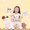 Electric Plush Toys Dog Musical Singing Walking Golden Retriever Poodle For Kids Child Baby Gift Interactive Electronic Pets 1