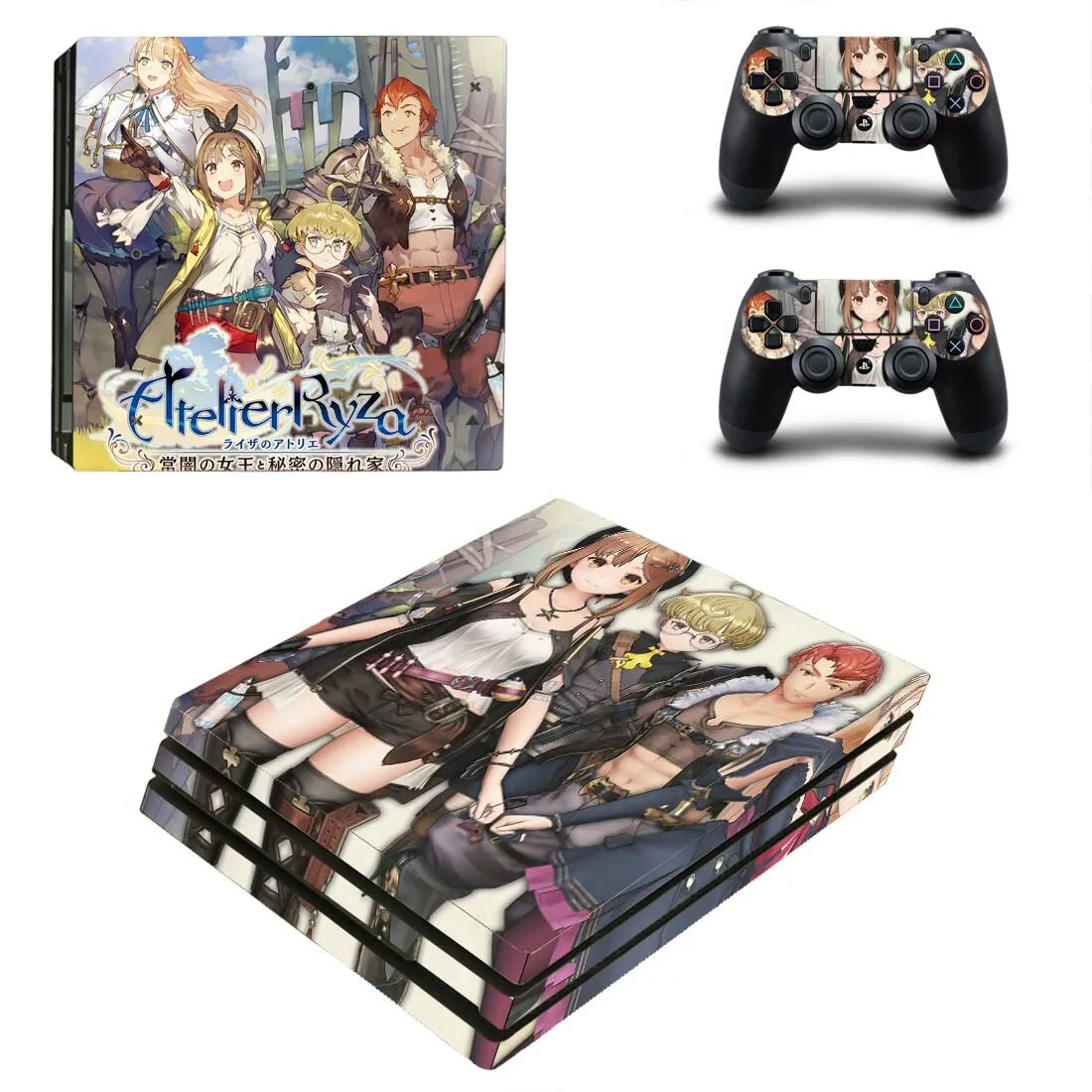 Ателье Ryza PS4 Pro наклейка s PS 4 Play station 4 Pro виниловые наклейки для playstation 4 Pro консоль и контроллер