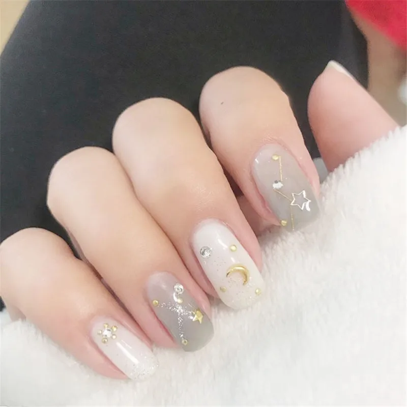 14 шт./компл. Цвета ногтей Стикеры s DIY Nail Art Наклейки плотная Стикеры s самостоятельно аппарат для крепления на гвоздях и Стикеры Обертывания украшения для Красота