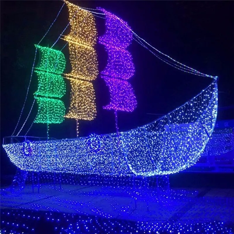 ALLTRUE Christmas Lights 20M 30M 50M 100M 600 Led String Fairy Light 8 Modes Christmas Lights For Wedding Party Holida Lights christmas outdoor string lights garland ac220v 10m 20m 30m 50m 100m waterproof led fairy light wedding party xmas holiday light