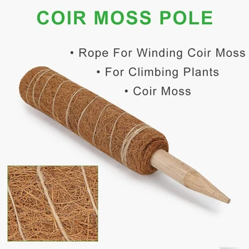 

Plant Climbing Holder Coir Totem Pole Safe Gardening Coconut Palm Stick for Climbing Plants Vines And Creepers Stand