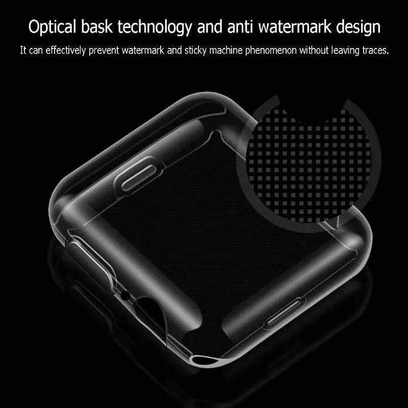 Прозрачный чехол из ТПУ для Apple Watch 44/40 мм Защитная крышка для экрана для iwatch Case series 4 Bumper В наличии