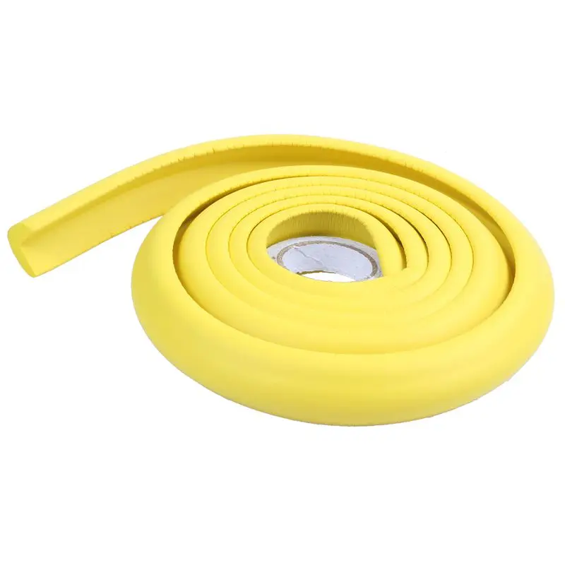 Yellow 2 м детская защита ограничитель стола полосы устройства для детской безопасности стеклянная кромка мебель ужас Крушение Бар угловая защитная лента из пенки столкновения - Цвет: Yellow