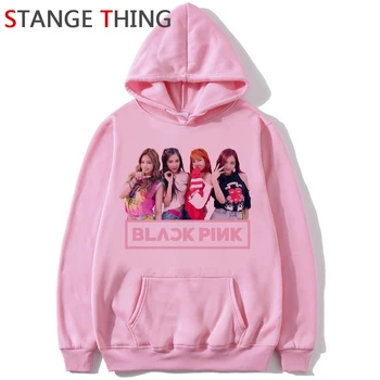 

Blackpink In Your Area Harajuku 90s Hoodie Women Kill This Love Jennie Jisoo Lisa Rose Ullzang Sweatshirt Square Up Hoody Female