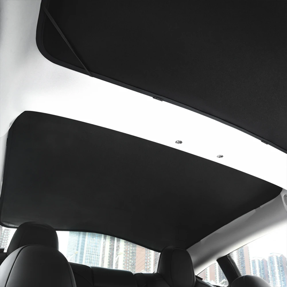 

For Tesla Model 3 Car Skylight Blind Windshield Shade Front Rear Glass Roof Window SunShade Cover