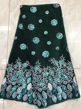 

African Velvet Lace Fabric Sequins 2020 High Quality Lace African Lace Fabric French Lace Fabric Nigerian Lace Fabric 5 Yards