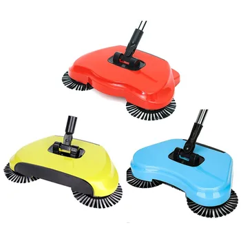 

Household Carpet Floor Sweeper Stainless Steel Hand Push Sweeper Mop Carpets Dust Scraps Paper Cleaning Sweeping Machine