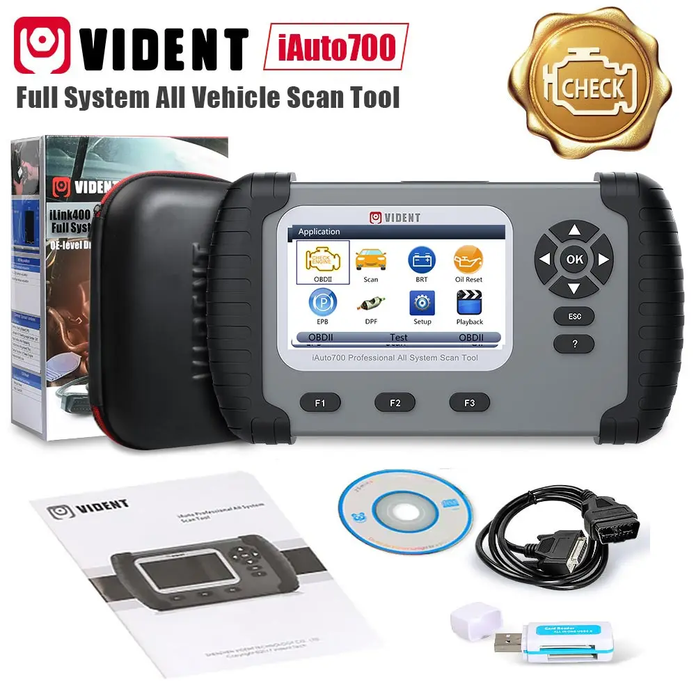 VIDENT IAuto700 Профессиональный инструмент для сканирования всех систем